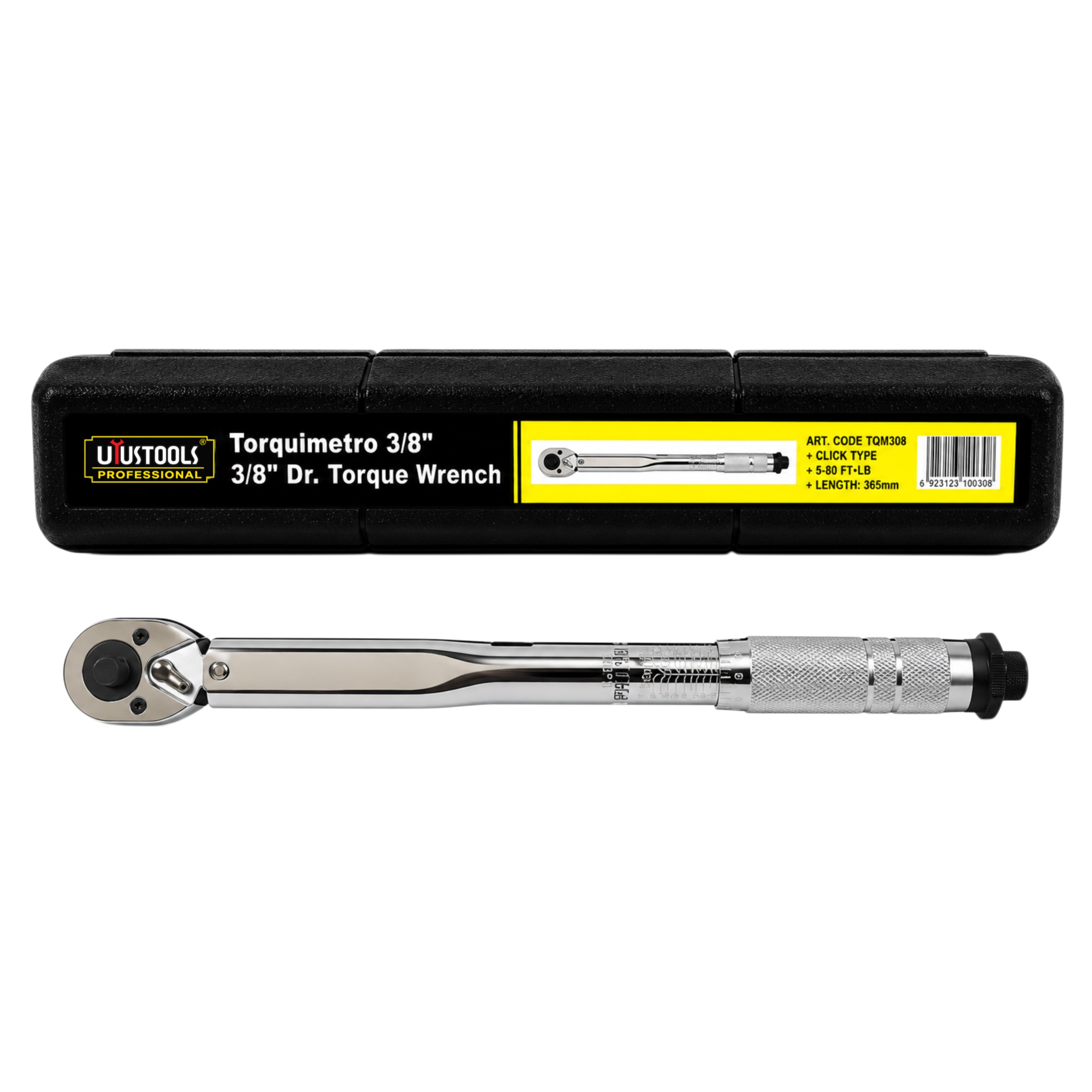 Torquímetro 3/8" 5-80 ft.lbs